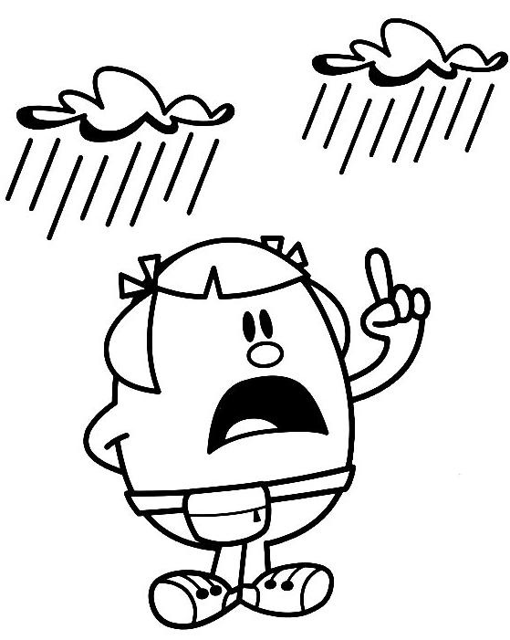 coloriage madame catastrophe